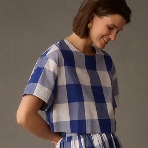 Sunday in Brooklyn Poplin Crop Top. Size XL. NWT.